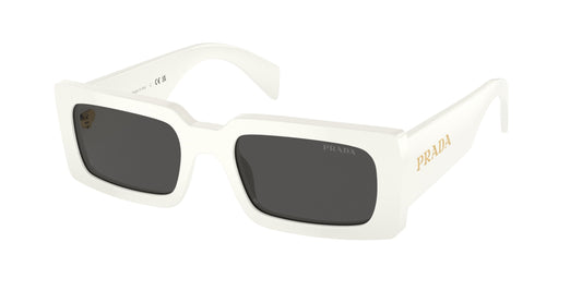 Prada PRA07SF Pillow Sunglasses  1425S0-White Ivory 54-145-18 - Color Map White