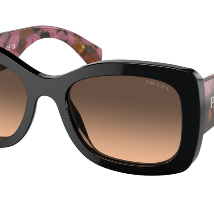 Prada PRA08S Oval Sunglasses  12O50C-Mahogany 56-145-20 - Color Map Violet