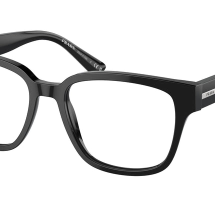 Prada PRA09VF Pillow Eyeglasses  16K1O1-Black 55-145-17 - Color Map Black