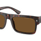 Prada PRA10S Rectangle Sunglasses  17N01D-Havana 59-150-19 - Color Map Tortoise