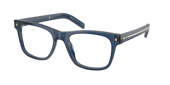 Prada PRA13V Pillow Eyeglasses  08Q1O1-Hematite 54-150-19 - Color Map Grey