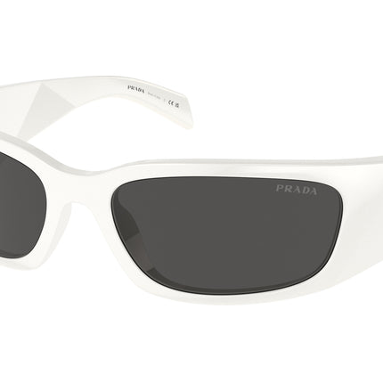 Prada PRA14S Butterfly Sunglasses  1425S0-Talc 60-120-18 - Color Map White
