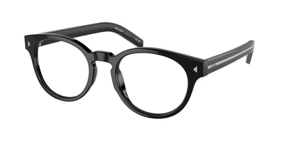 Prada PRA14VF Phantos Eyeglasses  16K1O1-Black 52-150-20 - Color Map Black