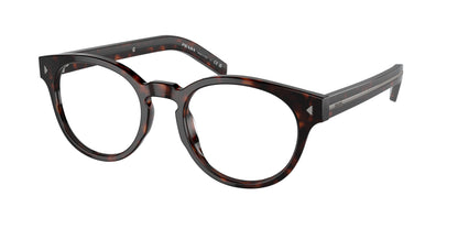 Prada PRA14VF Phantos Eyeglasses  17N1O1-Radica Tortoise 52-150-20 - Color Map Tortoise