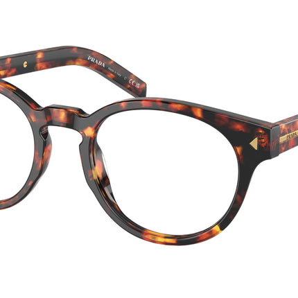 Prada PRA14V Phantos Eyeglasses  14O1O1-Magma Tortoise 52-150-21 - Color Map Tortoise