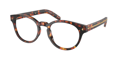 Prada PRA14V Phantos Eyeglasses  14O1O1-Magma Tortoise 52-150-21 - Color Map Tortoise