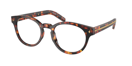 Prada PRA14V Phantos Eyeglasses  14O1O1-Magma Tortoise 52-150-21 - Color Map Tortoise