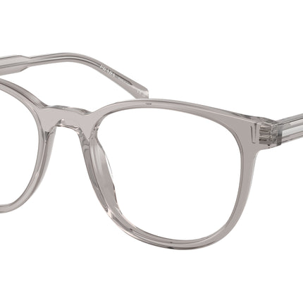 Prada PRA15V Phantos Eyeglasses  10J1O1-Hematite 52-145-19 - Color Map Grey