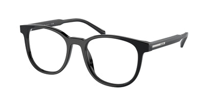 Prada PRA15V Phantos Eyeglasses  16K1O1-Black 52-145-19 - Color Map Black