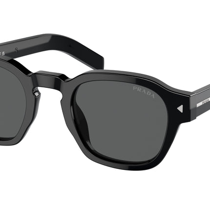 Prada PRA16SF Phantos Sunglasses  16K731-Black 53-150-21 - Color Map Black
