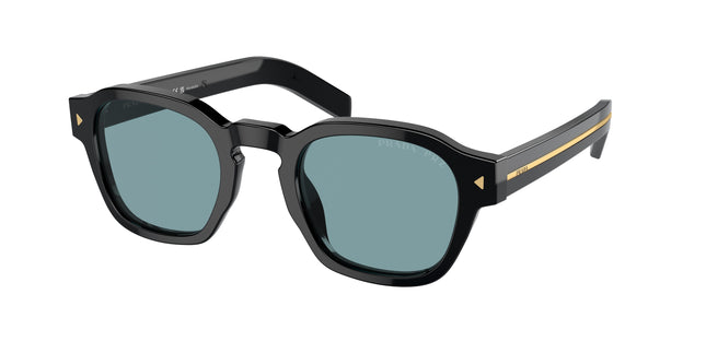 Prada PRA16S Phantos Sunglasses  16K04D-Black 52-150-24 - Color Map Black