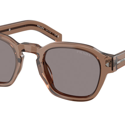 Prada PRA16S Phantos Sunglasses  28I03D-Transparent Clay 49-145-24 - Color Map Transparent