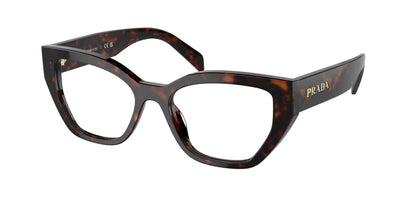 Prada PRA16V Irregular Eyeglasses  17N1O1-Root Tortoise 53-145-18 - Color Map Tortoise