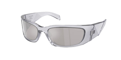 Prada PRA19S Butterfly Sunglasses  12R2B0-Transparent Grey 60-120-18 - Color Map Grey