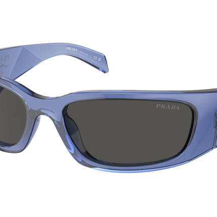 Prada PRA19S Butterfly Sunglasses  15R5S0-Transparent Iris 60-120-18 - Color Map Violet