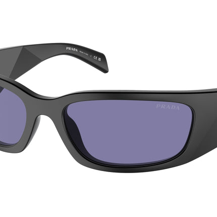 Prada PRA19S Butterfly Sunglasses  1BO40G-Matte Black 60-120-18 - Color Map Black