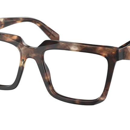 Prada PRA19VF Rectangle Eyeglasses  14P1O1-Caramel Tortoise 55-145-16 - Color Map Tortoise