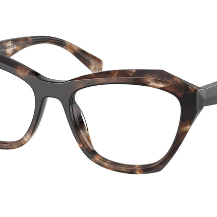Prada PRA20V Butterfly Eyeglasses  14P1O1-Caramel Tortoise 54-135-18 - Color Map Tortoise