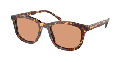 Prada PRA21SF Pillow Sunglasses  14O07V-Magma Tortoise 54-145-19 - Color Map Tortoise
