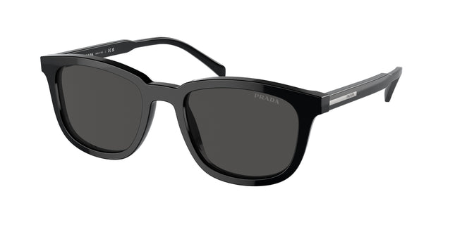 Prada PRA21SF Pillow Sunglasses  16K08Z-Black 54-145-19 - Color Map Black
