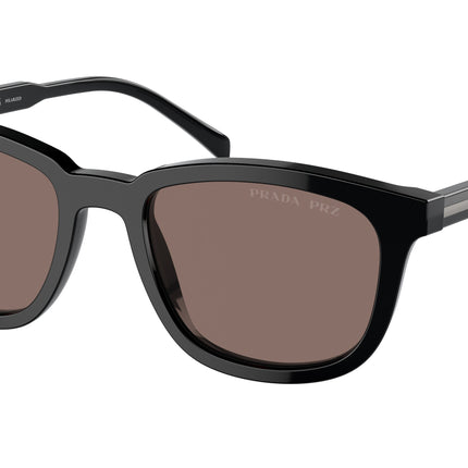 Prada PRA21SF Pillow Sunglasses  16K30H-Black 54-145-19 - Color Map Black