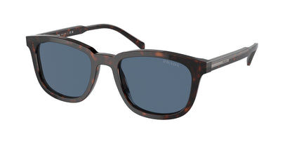 Prada PRA21SF Pillow Sunglasses  17N06A-Radica Tortoise 54-145-19 - Color Map Tortoise