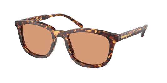 Prada PRA21S Pillow Sunglasses  14O07V-Magma Tortoise 53-145-20 - Color Map Tortoise