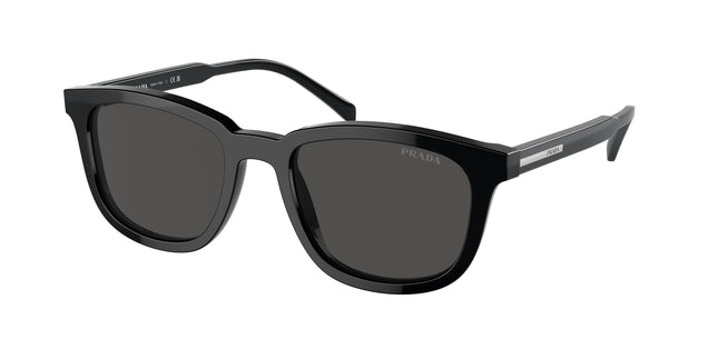 Prada PRA21S Pillow Sunglasses  16K08Z-Black 53-145-20 - Color Map Black