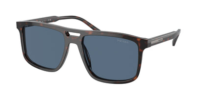 Prada PRA22SF Rectangle Sunglasses  17N06A-Radica Tortoise 58-145-16 - Color Map Tortoise