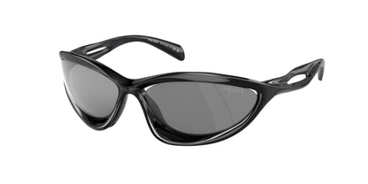 Prada PRA26S Cat Eye Sunglasses  1AB60G-Black 63-130-17 - Color Map Black