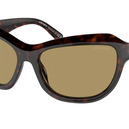 Prada PRA27S Butterfly Sunglasses  17N70G-Radica Tortoise 62-130-17 - Color Map Tortoise