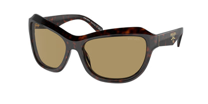 Prada PRA27S Butterfly Sunglasses  17N70G-Radica Tortoise 62-130-17 - Color Map Tortoise