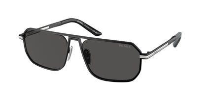 Prada PRA53S Pillow Sunglasses  1BO5S0-Matte Black 59-145-17 - Color Map Black