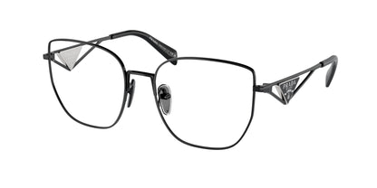 Prada PRA54VD Butterfly Eyeglasses  1AB1O1-Black 55-140-18 - Color Map Black
