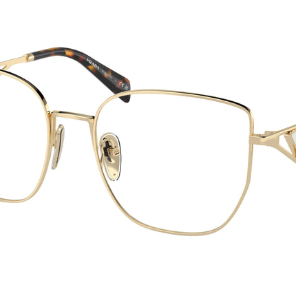 Prada PRA54VD Butterfly Eyeglasses  ZVN1O1-Pale Gold 55-140-18 - Color Map Gold