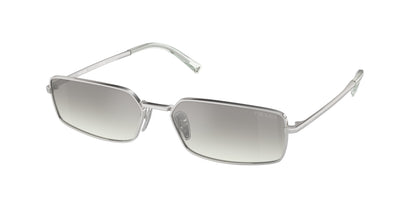 Prada PRA60S Rectangle Sunglasses  1BC80G-Silver 59-135-16 - Color Map Silver