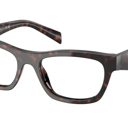 Prada PRB01VF Butterfly Eyeglasses  17N1O1-Root Tortoise 54-145-18 - Color Map Tortoise