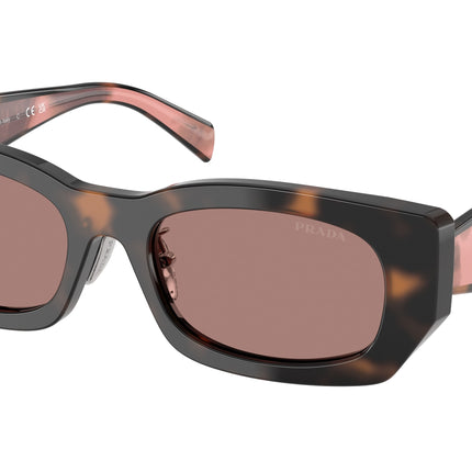 Prada PRB05SF Pillow Sunglasses  23A60B-Mauve Tortoise 53-140-19 - Color Map Tortoise