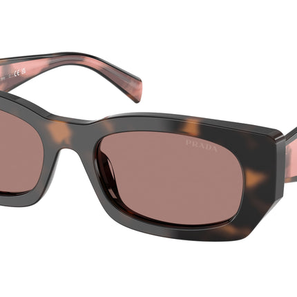 Prada PRB05S Pillow Sunglasses  23A60B-Mauve Tortoise 53-140-19 - Color Map Tortoise