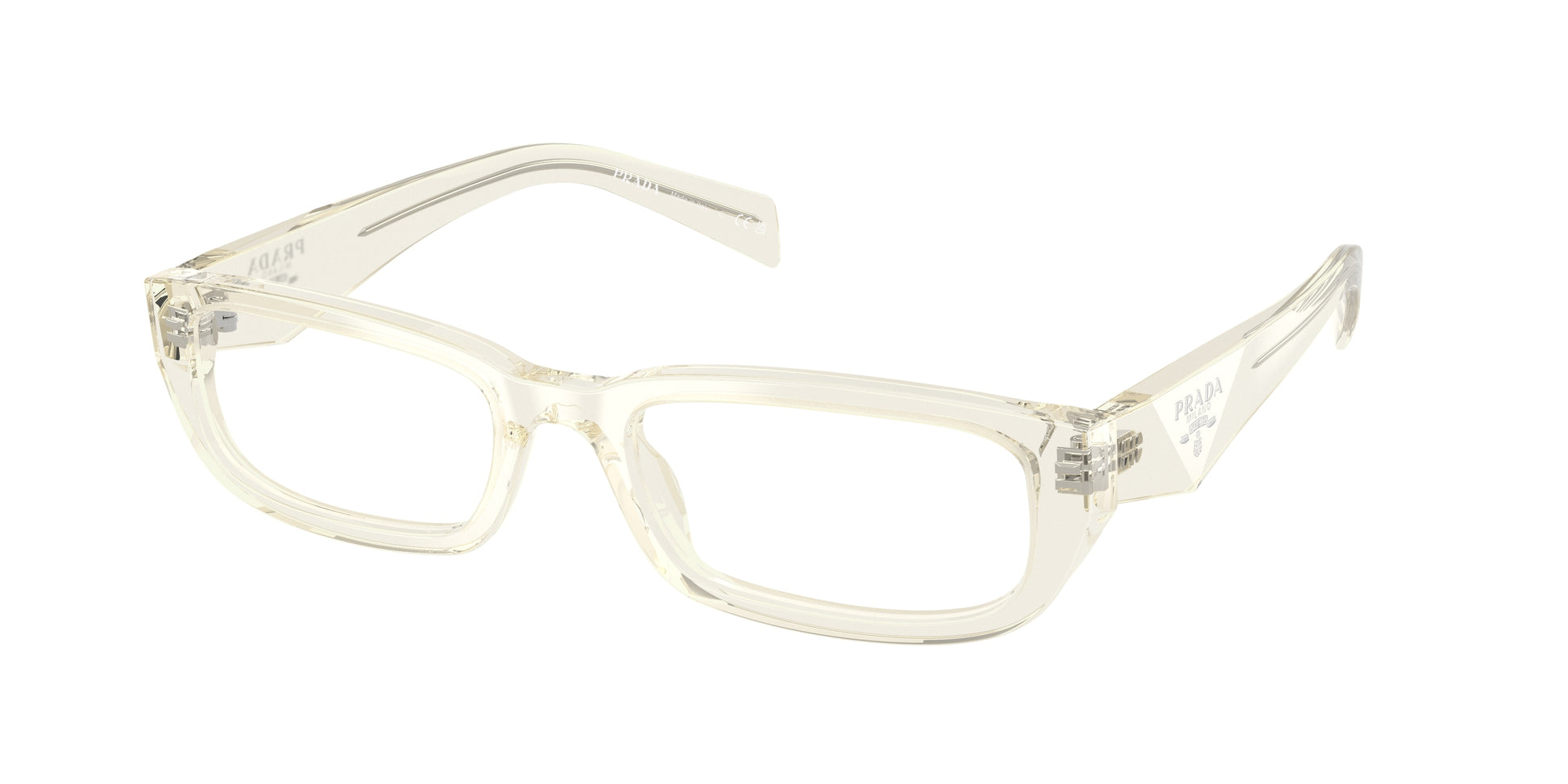 Prada PRB05V Rectangle Eyeglasses  19X1O1-Root/Black 54-145-19 - Color Map Tortoise