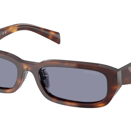 Prada PRB06SF Rectangle Sunglasses  15W03N-Classic Tortoise 55-145-18 - Color Map Tortoise