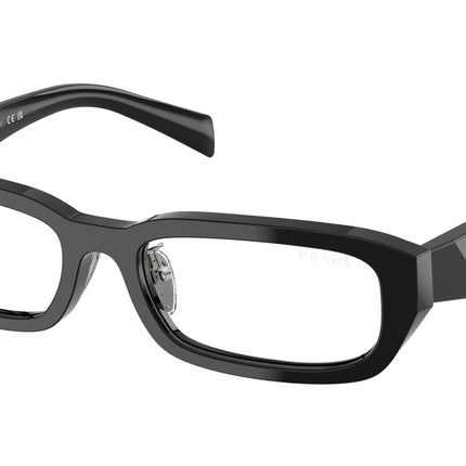 Prada PRB06SF Rectangle Sunglasses  16K08N-Black 55-145-18 - Color Map Black