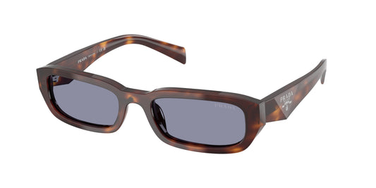 Prada PRB06S Rectangle Sunglasses  15W03N-Classic Tortoise 53-145-19 - Color Map Tortoise