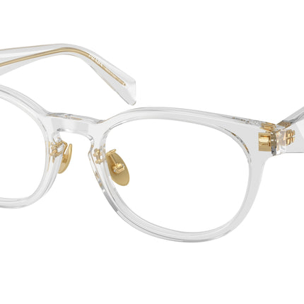 Prada PRB06VD Phantos Eyeglasses  12R1O1-Transparent Grey 52-145-20 - Color Map Grey