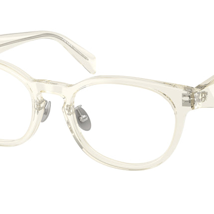 Prada PRB06VD Phantos Eyeglasses  19X1O1-Matte Grey/Green 52-145-20 - Color Map Grey