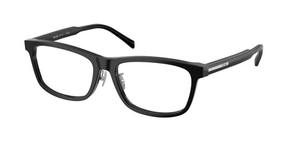 Prada PRB08VD Rectangle Eyeglasses  16K1O1-Black 56-145-17 - Color Map Black