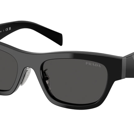 Prada PRB09SF Butterfly Sunglasses  16K08Z-Black 53-145-19 - Color Map Black