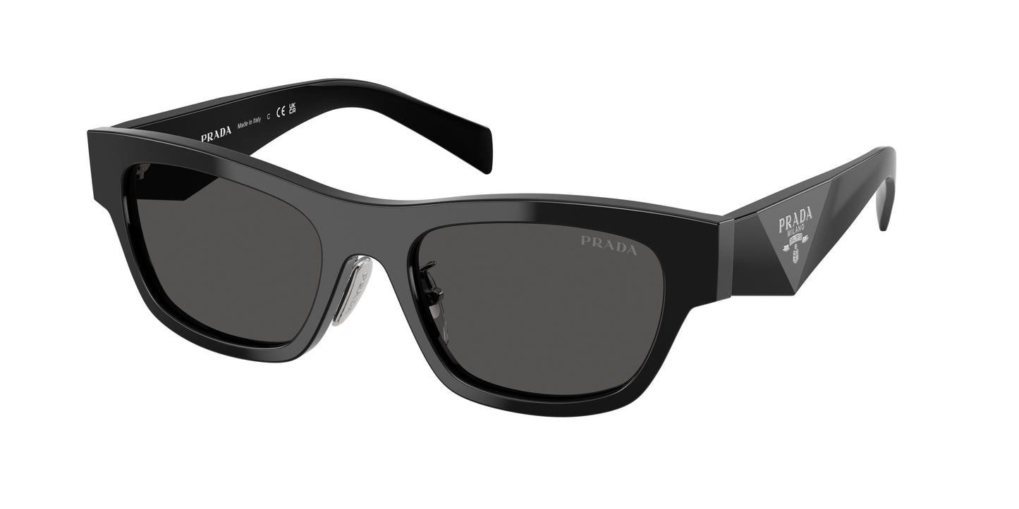 Prada PRB09SF Butterfly Sunglasses  16K08Z-Black 53-145-19 - Color Map Black