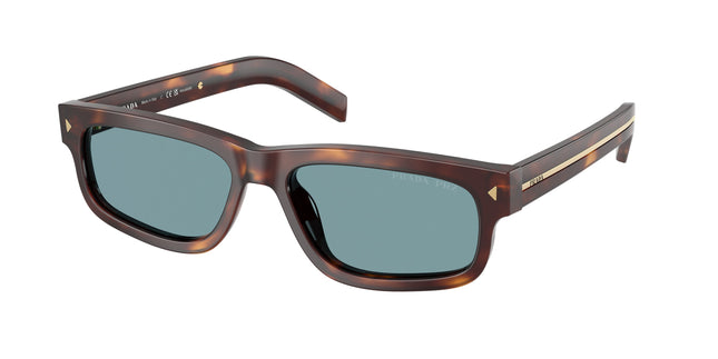 Prada PRB11SF Rectangle Sunglasses  15W04D-Classic Tortoise 57-145-15 - Color Map Tortoise