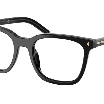 Prada PRB11VF Pillow Eyeglasses  16K1O1-Black 53-145-19 - Color Map Black